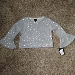 art cass brand sweater with foil stars desing